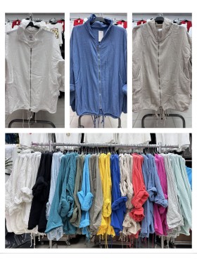 Bluzki damskie wloskie ,size uni,paczka 6szt ,mix kolor
