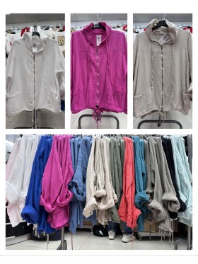 Bluzki damskie wloskie ,size uni,paczka 6szt ,mix kolor