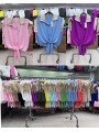 Bluzki damskie wloskie ,size uni,paczka 6szt ,mix kolor