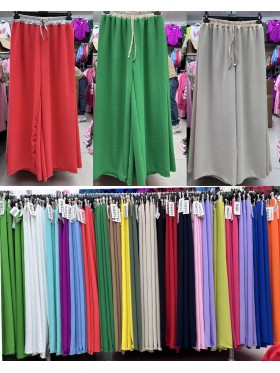 Spodnie damskie wloskie ,size uni,paczka 6szt ,mix kolor