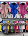 Bluzki damskie wloskie ,size uni,paczka 6szt ,mix kolor