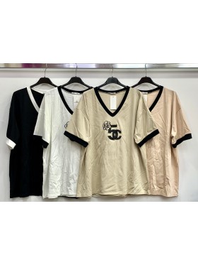 Bluzki damskie wloskie ,size uni ,paczka 6szt ,mix kolor