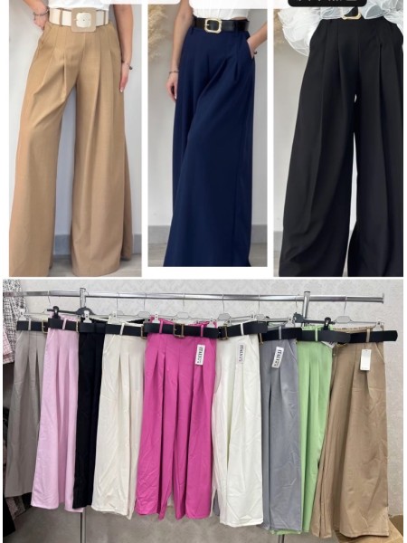 Spodnie damskie wloskie ,size uni,paczka 6szt ,mix kolor