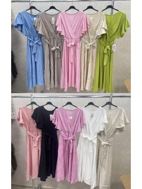 Sukienki damskie wloskie ,size uni,paczka 6szt ,mix kolor