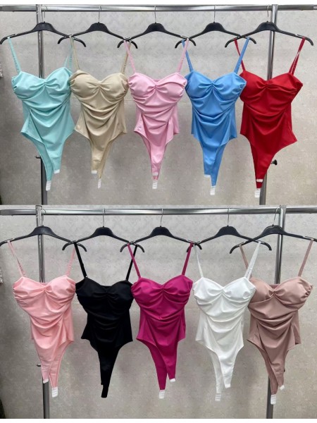 Body damskie wloskie ,size uni,paczka 6szt ,mix kolor