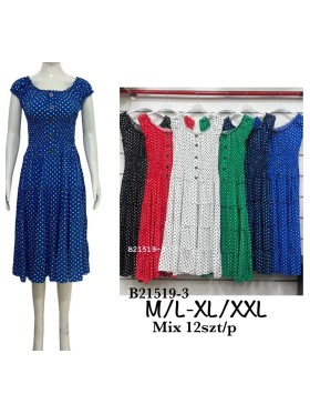 Sukienki damskie , size m-2xl paczka 12szt, mix kolor