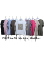 Bluzki damskie , size uni, paczka 12szt, mix kolor