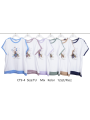 Bluzki damskie , size uni, paczka 12szt, mix kolor