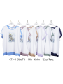 Bluzki damskie , size uni, paczka 12szt, mix kolor
