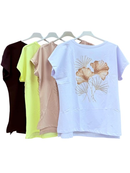 Bluzki  damskie Włoskie,size uni,paczka 6szt ,mix kolor