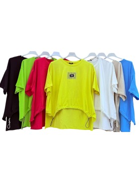 Bluzki  damskie Włoskie,size uni,paczka 6szt ,mix kolor