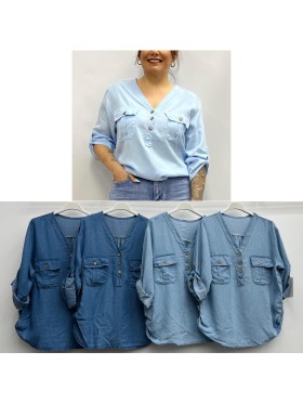 Koszule damskie Włoskie,size uni,paczka 6szt ,mix kolor