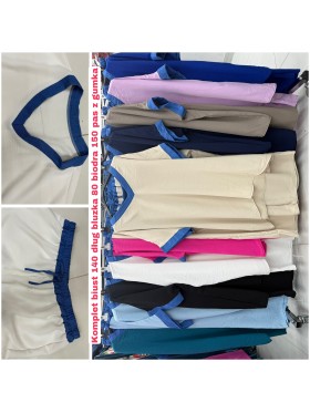 Bluzki damskie Włoskie,size uni,paczka 6szt ,mix kolor