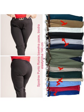 Spodnie damskie   Włoskie,size uni,paczka 6szt ,mix kolor