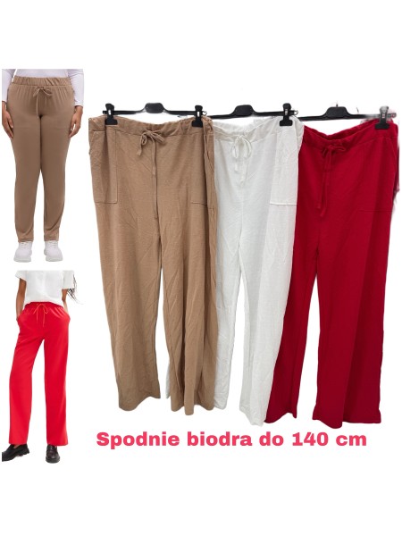 Spodnie damskie   Włoskie,size uni,paczka 6szt ,mix kolor