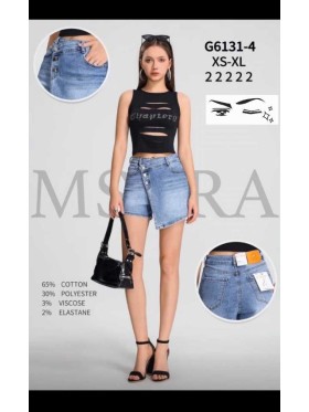 Spódnica krótka jeansowa damska Msara,size xs-xl,paczka 10szt ,