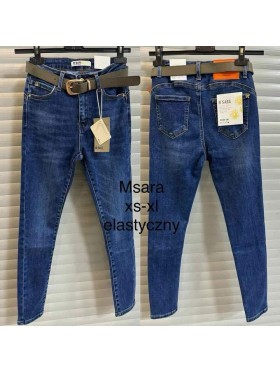 Jeansy damskie Msara,size XS-xl,paczka 10szt ,