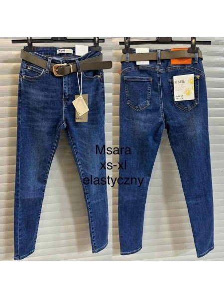 Jeansy damskie Msara,size XS-xl,paczka 10szt ,