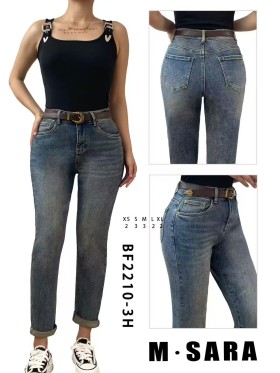 Jeansy damskie Msara,size XS-xl,paczka 12szt ,