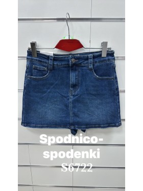 Spódnica krótka jeansowa damska ,size 36-44,paczka 10szt ,