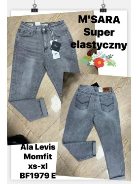 Jeansy damskie Msara,size XS-xl,paczka 10szt ,