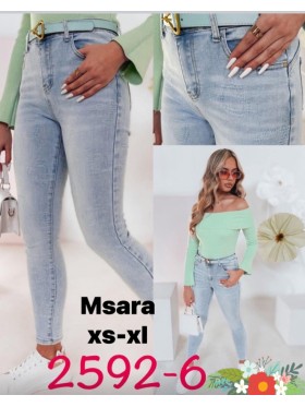 Jeansy damskie Msara,size XS-xl,paczka 10szt ,