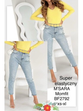Jeansy damskie Msara,size XS-xl,paczka 10szt ,