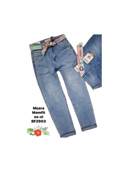Jeansy damskie Msara,size XS-xl,paczka 12szt ,
