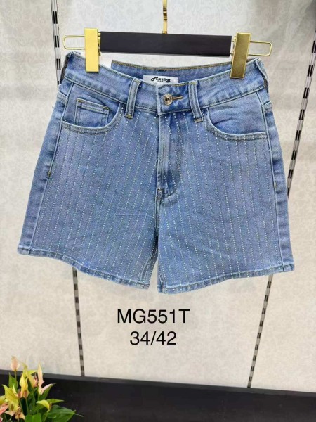 Spodenki jeansowe damskie ,size 34-42,paczka 10szt ,
