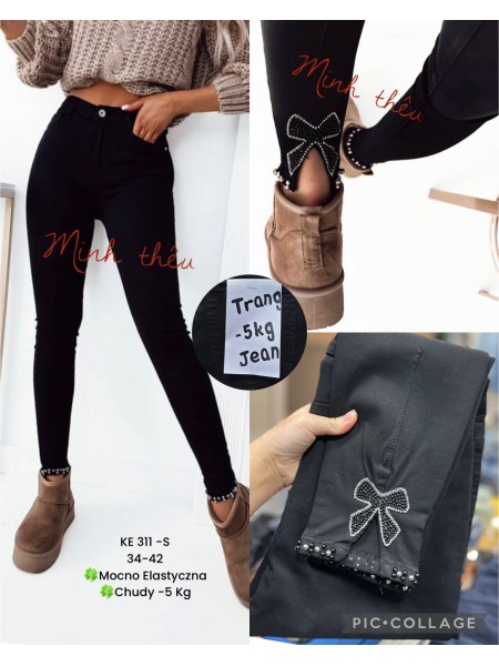 Jeansy damskie ,size34-42,paczka 10szt ,