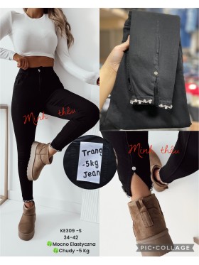 Jeansy damskie ,size34-42,paczka 10szt ,