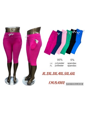 Legginsy damskie ,size xl-6xl,paczka12szt ,mix kolor