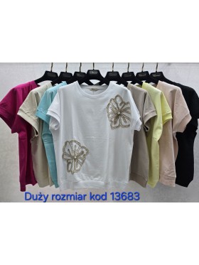 Bluzki damskie Tureckie, size standard ,paczka 12szt mix kolor