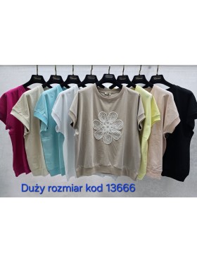 Bluzki damskie Tureckie, size standard ,paczka 12szt mix kolor
