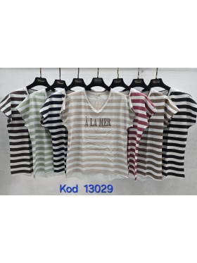 Bluzki damskie Tureckie, size standard ,paczka 12szt mix kolor