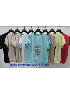 Bluzki damskie Tureckie, size standard ,paczka 12szt mix kolor