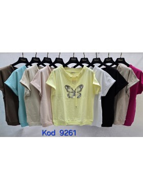 Bluzki damskie Tureckie, size standard ,paczka 12szt mix kolor