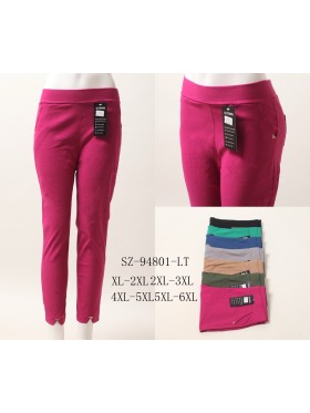 Spodnie damskie ,size XL-6xl,paczka12szt ,MIX kolor