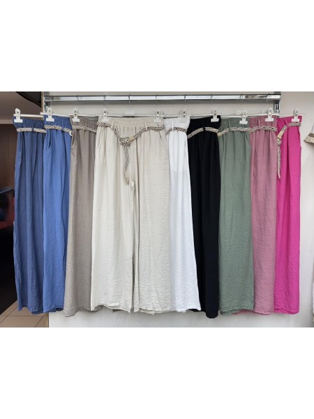 Spodnie damskie Włoski, size uni, paczka 6szt, mix kolor