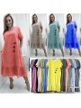 Sukienki damskie Włoski ,size uni  ,paczka 6szt mix kolor