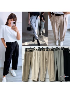 Spodnie damskie Włoski, size uni, paczka 6szt, mix kolor