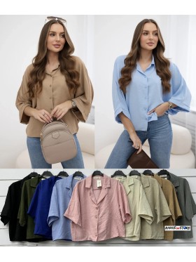 Koszule damskie Włoski ,size uni, paczka 6szt mix kolor