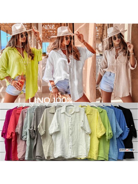 Koszule damskie Włoski ,size uni, paczka 6szt mix kolor