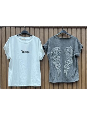 Bluzki damskie wloskie ,size uni ,paczka 6szt,mix kolor