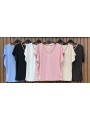 Bluzki damskie wloskie ,size uni ,paczka 6szt,mix kolor