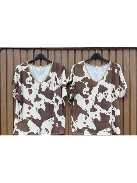 Bluzki damskie wloskie ,size uni ,paczka 6szt,1kolor