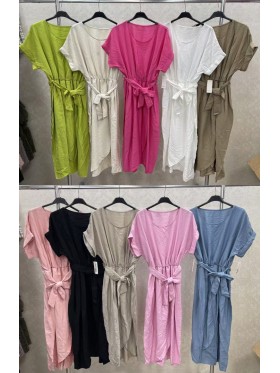 Sukienki damskie wloskie ,size uni ,paczka 6szt,mix kolor