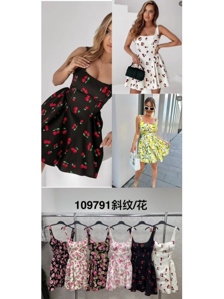 Sukienki damskie wloskie ,size uni ,paczka 6szt,mix kolor