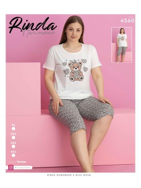 Piżama damskie tureckie,size xl-4xl,paczka 8szt,1kolor