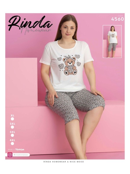 Piżama damskie tureckie,size xl-4xl,paczka 8szt,1kolor